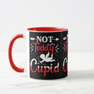 Caneca Não Hoje Cupido Dia dos Namorados Engraçado