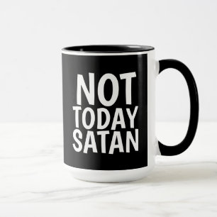 Caneca NÃO HOJE SATÃ, Cafezinhos