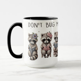 Caneca Não Inseto o Café do Clube do Livro Raccoon