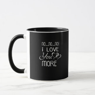 Caneca Não Não Não Amo Você Mais Estilo de Casal Brincalh