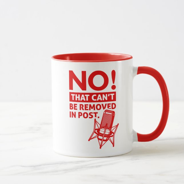 Caneca NÃO Não pode ser removido no posto - Gravação de s (Direita)