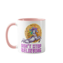 Não pare de acreditar no Rainbow Unicorn