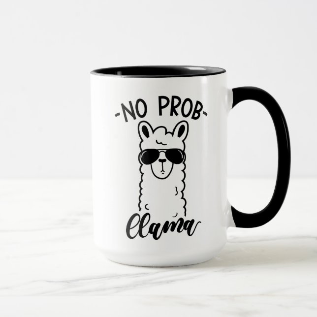 Caneca Não refrigere nenhum lama de Prob (Direita)