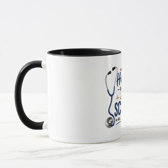 Caneca Não São Todos os Heróis que Usam Capas, Alg (Esquerda)