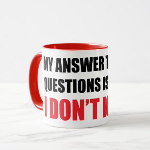 CANECA NÃO SEI COMBO MUG