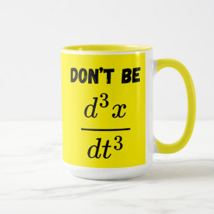 Caneca Não Seja Terceiro Ensino Derivado De Matemática Id