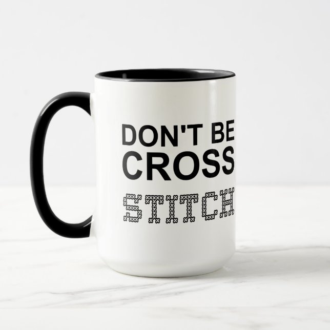 Caneca Não seja uma Needlecraft Engraçada (Esquerda)