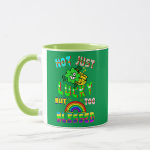 Caneca Não Só Sorte, Mas Muito Abençoado