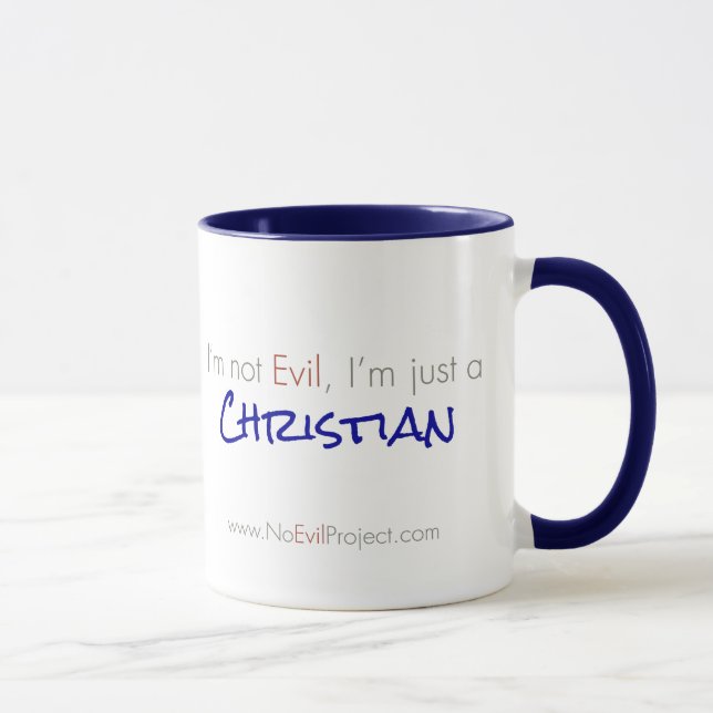 Caneca Não sou Mau, sou apenas um Christian Mugs (Direita)