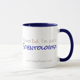 Caneca Não sou Mau, sou apenas um cientologista Mugs