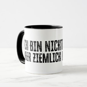 Caneca Não sou perfeito – mas estou bastante perto!