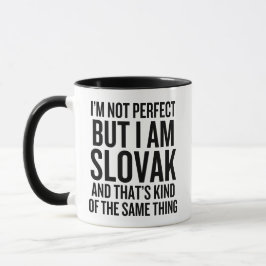 Caneca Não Sou Perfeito Mas Sou Café Eslovaco