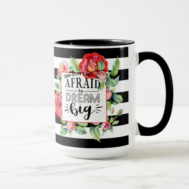 Caneca Não Tenha Medo De Sonhar Grande - Oferta De Cotaçã (Direita)