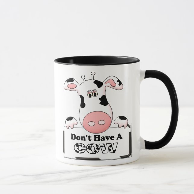 Caneca Não tenha uma vaca (Direita)