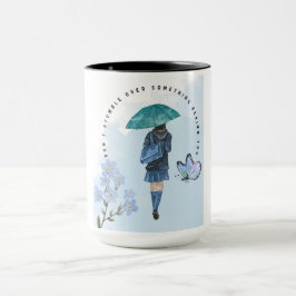 Caneca Não tropece em algo atrás de você