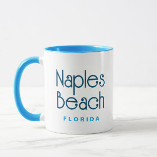Caneca Naples Beach Flórida Café Mug