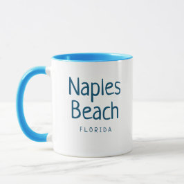 Caneca Naples Beach Flórida Café Mug