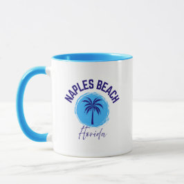 Caneca Naples Beach Florida Coffee Mug