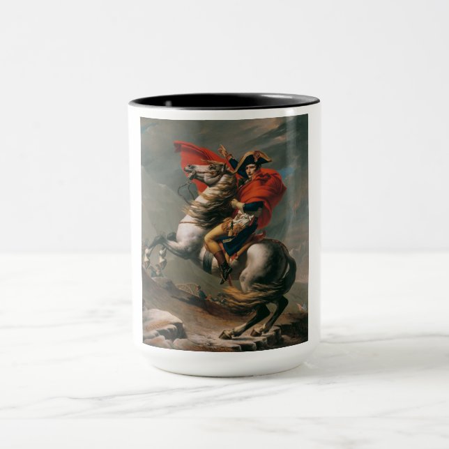 Caneca Napoleão com Cavalo, Batalha de Rua. (Centro)