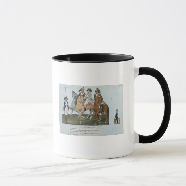 Caneca Napoleon Bonaparte e a sentinela de Varsovian (Direita)