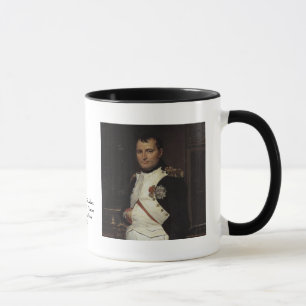 Caneca Napoleon em seu estudo por Jacques Louis David