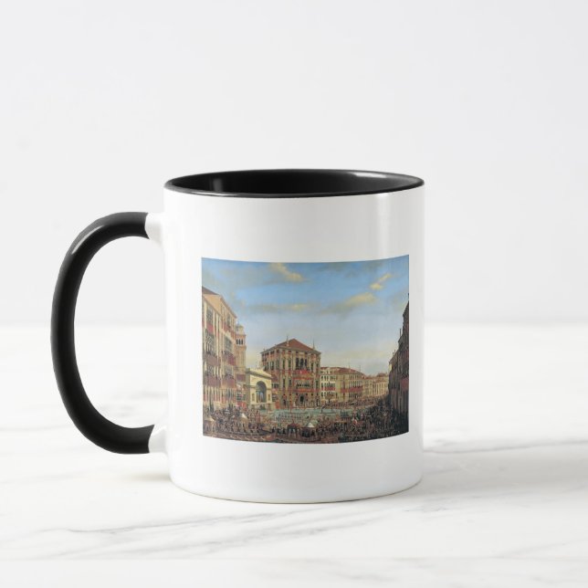 Caneca Napoleon mim que presido sobre uma regata em (Esquerda)