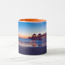 Caneca Nápoles, Flórida Sunset Mug