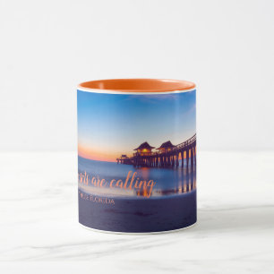 Caneca Nápoles, Flórida Sunset Mug