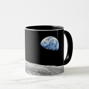 Caneca NASA Apollo 8 Earth Moon Orbit Lunar Foto
