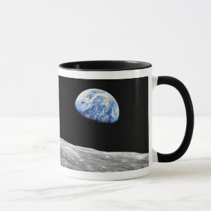 Caneca NASA Apollo 8 Earth Moon Orbit Lunar Foto