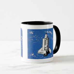 Caneca NASA Ônibus Espacial Discovery em Órbita da Terra