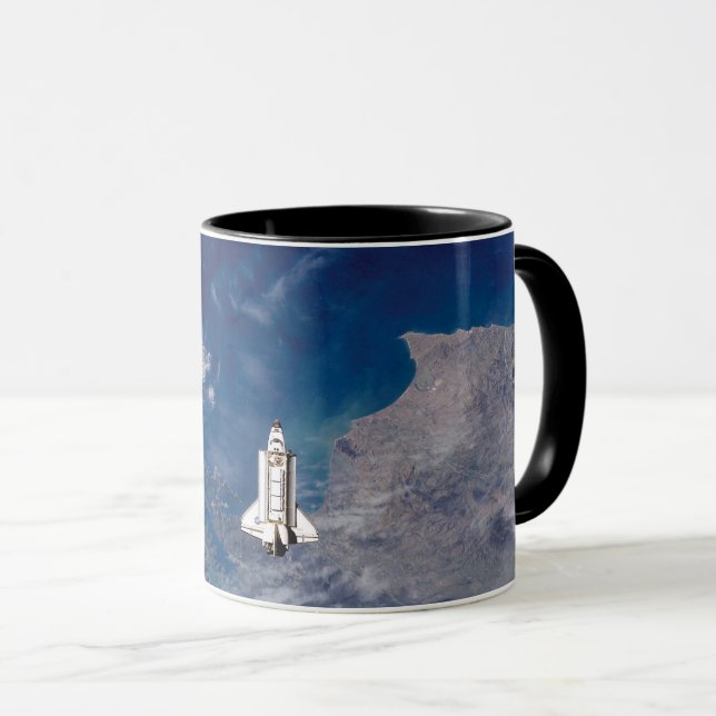 Caneca NASA Ônibus Espacial Endeavour STS-113 Órbita Terr (Frente Esquerda)