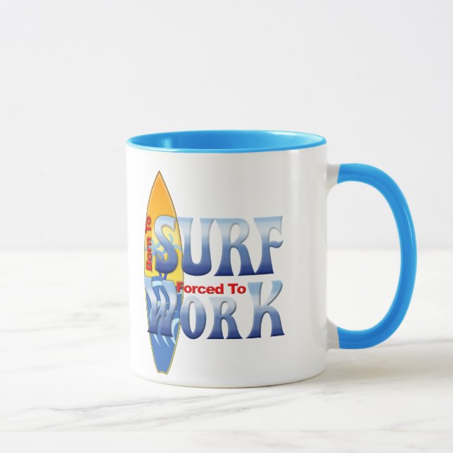 Caneca Nascer a surfar (Direita)