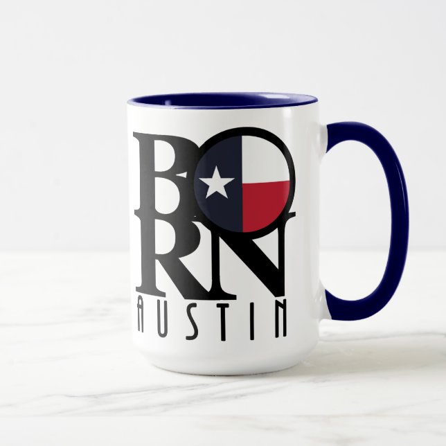 Caneca NASCER Austin Texas 15oz (Direita)