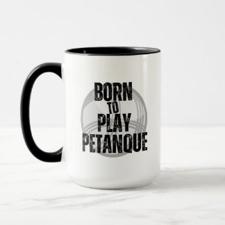 Caneca "Nascer de Jogar Pétano" - que bom!