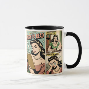 Caneca Nascer De Leitura Da Taça De Livros Muito Engraçad