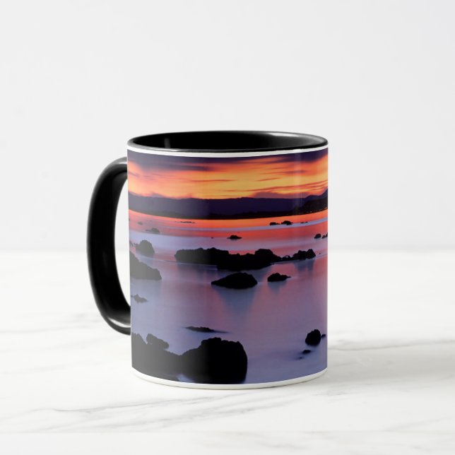 Caneca Nascer do sol no Black Point do Mono Lake (Frente Esquerda)