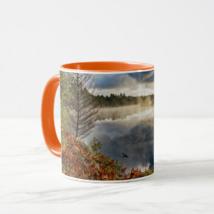 Caneca Nascer do sol no rio Tahquamenon Paradise, Michi