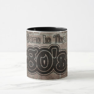 Caneca Nascer do vintage no anos 80