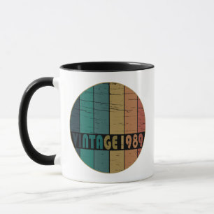 Caneca Nascer em presente de aniversário de 1989