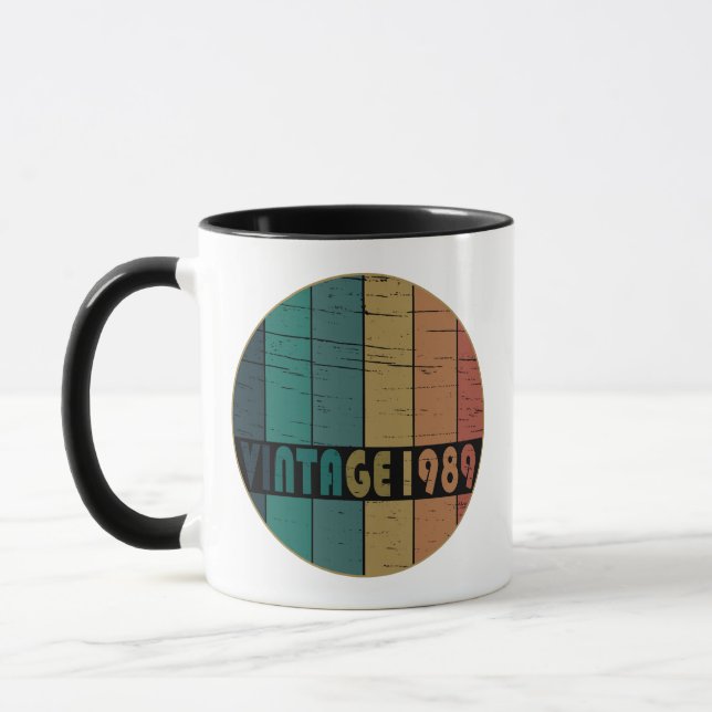 Caneca Nascer em presente de aniversário de 1989 (Esquerda)