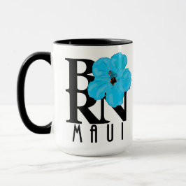 Caneca NASCER Maui Blue Hibiscus 15oz