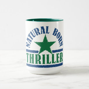 Caneca Nascer natural - Mug Thriller - escolha estilo
