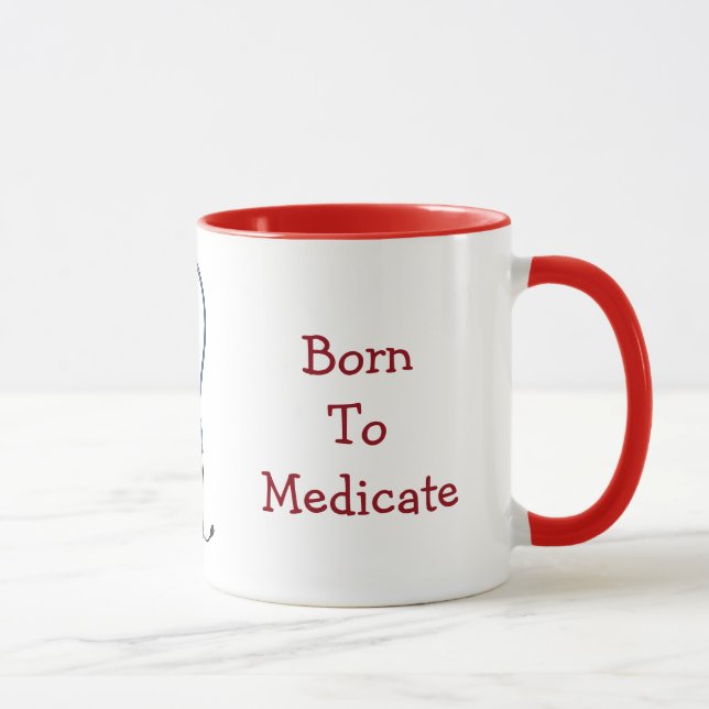 Caneca Nascer Para Medicar Mug (Direita)