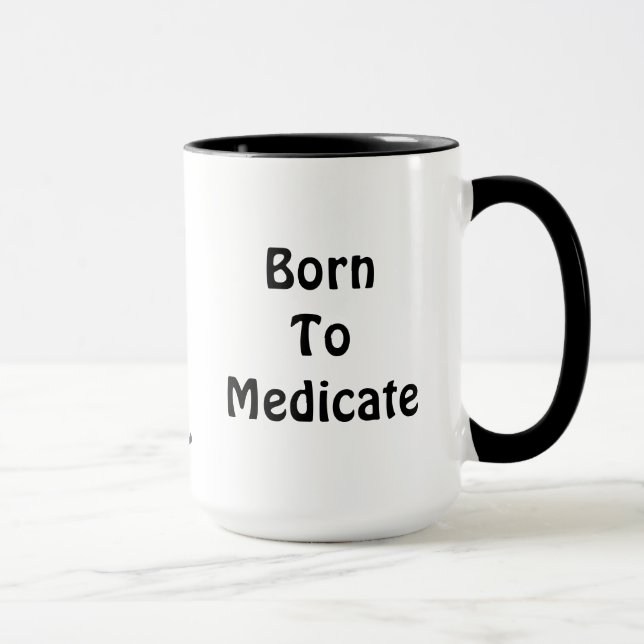 Caneca Nascer Para Medicar Mug (Direita)