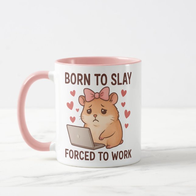 Caneca Nascida para Destruir Forçada a Trabalhar Hamster  (Esquerda)