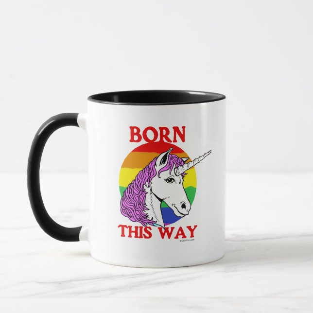 Caneca Nascido desta forma (Esquerda)