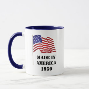 Caneca Nascido na América Data de Nascimento