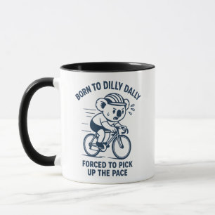 Caneca Nascido para enrolar apanhar o ritmo Bicicleta Koa