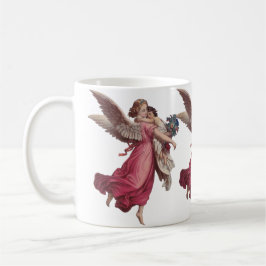 Caneca Natais vintages, Anjo Guardião Vitoriano
